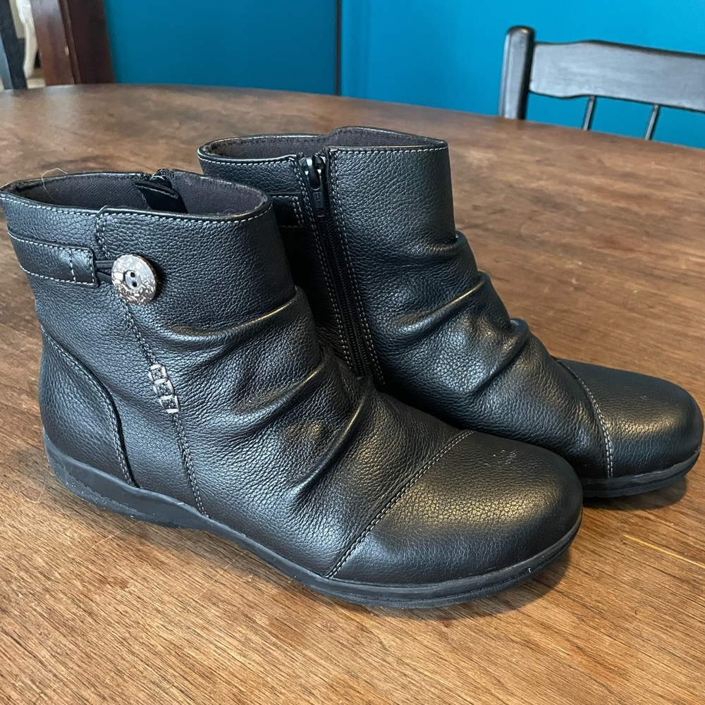 Classy Black Clarks Boots